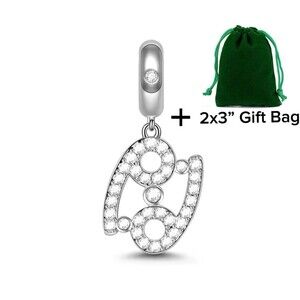 Cancer Zodiac Dangle Charm | 925 Silver | Brand New